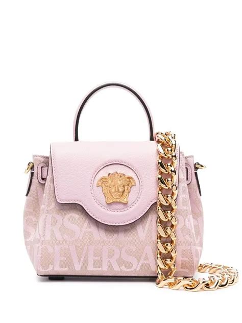 pink versace medusa bag|versace la medusa tote bag.